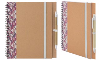 Cuaderno de cartón reciclado personalizado